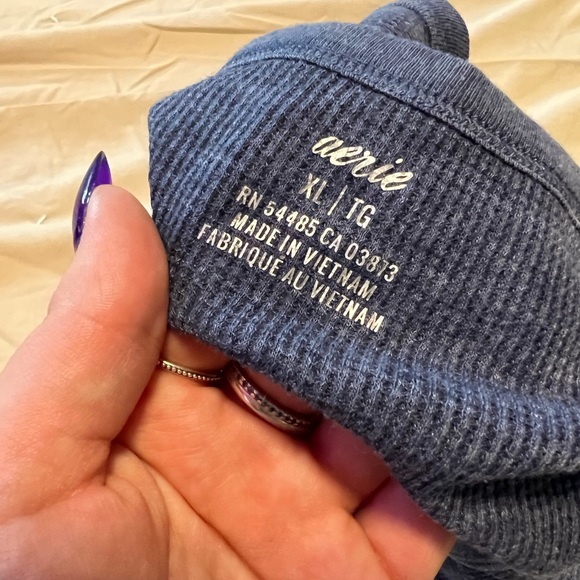 Aerie No BS Waffle Henley Tank - Picture 4 of 4